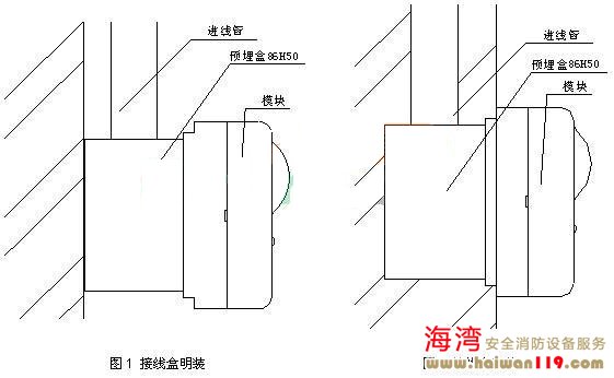 GST-LD-8305海湾消防广播模块如何安装接线